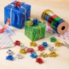 150pcs Christmas Self Adhesive Gift Bows 1in -Christmas Favors Shop 1 inch Christmas Gift Bows 150 Pcs 1