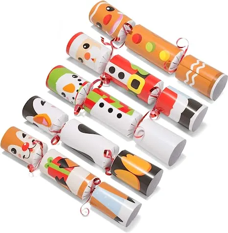 10pcs Cute Design Christmas Party Crackers 10in 8 10pcs Cute Design Christmas Party Crackers 10in - Image 6