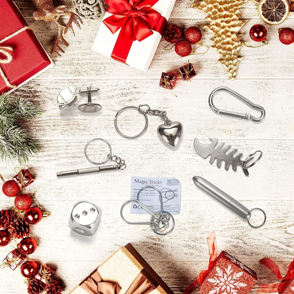 8pcs No Push Bubble Gold And Silver Snowflake Christmas Cracker 6 8pcs No Push Bubble Gold And Silver Snowflake Christmas Cracker - Image 4