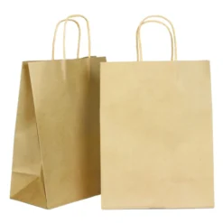 100pcs Christmas Kraft Paper Gift Bags