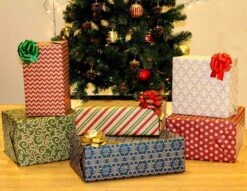 6Pcs Kraft Wrapping Paper 30in -Christmas Favors Shop 10273 2 600x463 1