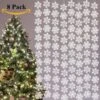 8Pcs Snowflake String Decoration 6ft 1 8Pcs Snowflake String Decoration 6ft -Christmas Favors Shop 10404 1 600x600 1
