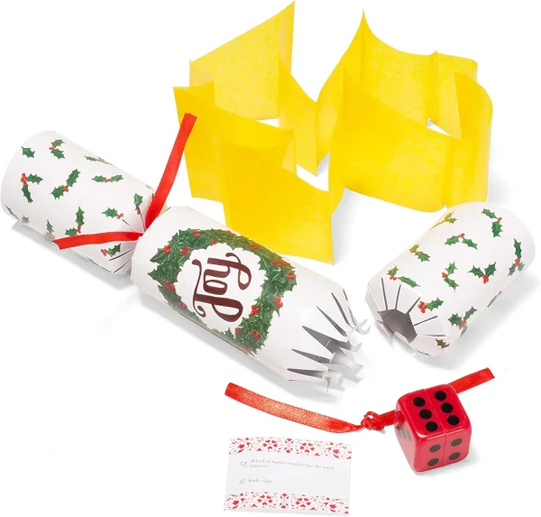 10pcs No Snap Classic Design Christmas Party Crackers 5 10pcs No Snap Classic Design Christmas Party Crackers - Image 3