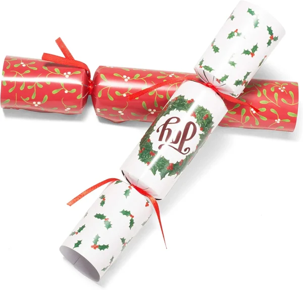 10pcs No Snap Classic Design Christmas Party Crackers 4 10pcs No Snap Classic Design Christmas Party Crackers - Image 2