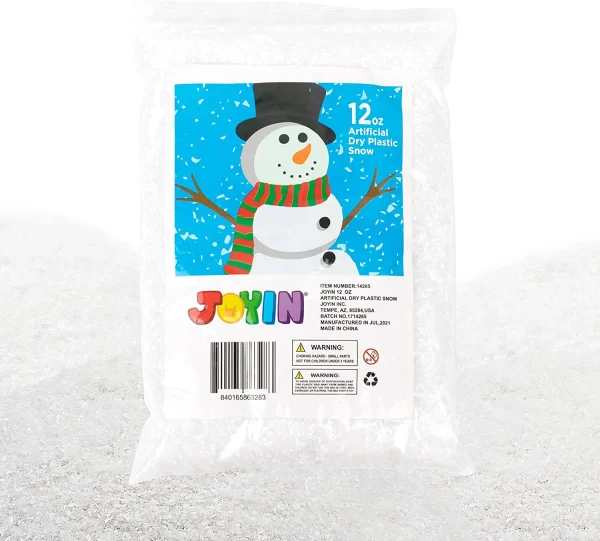 320g Christmas Plastic Artificial Snowflakes 12oz 4 320g Christmas Plastic Artificial Snowflakes 12oz - Image 2