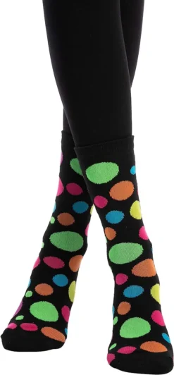 12pcs Paint Splash Patterned Colorful Socks Women -Christmas Favors Shop 12 Pairs Paint Splash Patterned Crew Socks 4 result