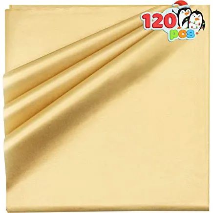 120pcs Christmas Gold Metallic Tissue Paper 4 120pcs Christmas Gold Metallic Tissue Paper - Image 2