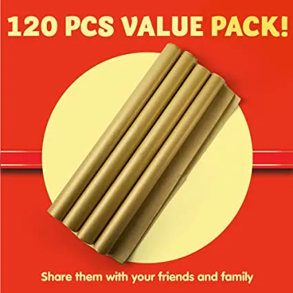 120pcs Christmas Gold Metallic Tissue Paper 5 120pcs Christmas Gold Metallic Tissue Paper - Image 3