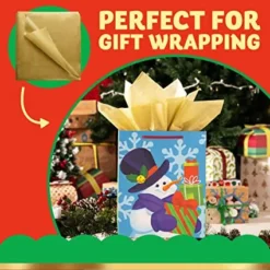 120pcs Christmas Gold Metallic Tissue Paper 12 120pcs Christmas Gold Metallic Tissue Paper -Christmas Favors Shop 120pcs Christmas Gold Metallic Tissue Paper 4 结果