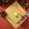 120pcs Christmas Gold Metallic Tissue Paper