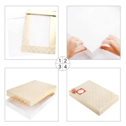 12pcs Gold Foiled Christmas Shirt Gift Boxes -Christmas Favors Shop 12Pcs 6 Assorted Designs Gold Foiled Color Shirt Box 7 result 600x600 1