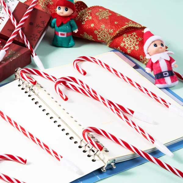 Christmas Favors Shop 36 Christmas Favors Shop -Christmas Favors Shop 12Pcs Christmas Candy Cane Ball Point Pens 5 600x600 1