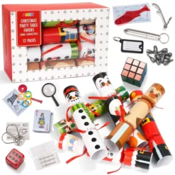 12pcs Non Snap Christmas Crackers Party Favors -Christmas Favors Shop 12Pcs Christmas Characters No Snap Party Favors 6 result 600x600 1