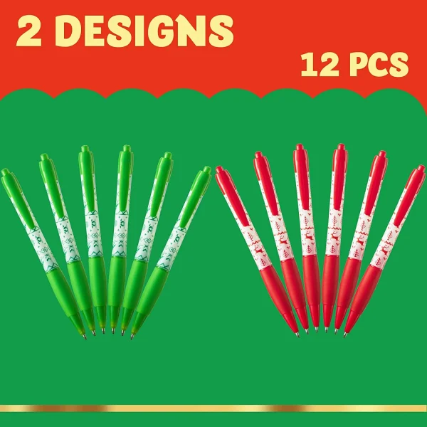 12pcs Christmas Themed Gel Pens 5 12pcs Christmas Themed Gel Pens - Image 3
