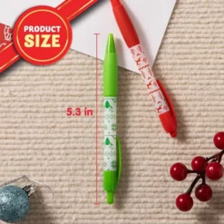 12pcs Christmas Themed Gel Pens 12 12pcs Christmas Themed Gel Pens -Christmas Favors Shop 12Pcs Christmas Gel Pens 2 1 600x600 1