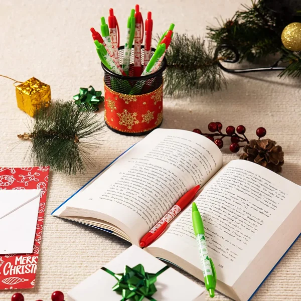 12pcs Christmas Themed Gel Pens 8 12pcs Christmas Themed Gel Pens - Image 6