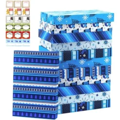 12pcs Christmas Shirt Gift Boxes With Lid