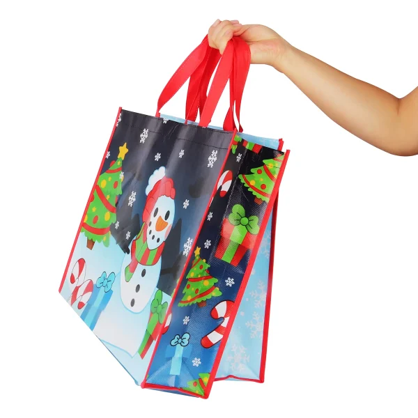12pcs Large Reusable Christmas Tote Bag 7 12pcs Large Reusable Christmas Tote Bag - Image 5
