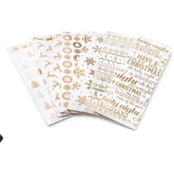 12pcs Christmas Wine Bottle Gift Bags -Christmas Favors Shop 12Pcs Gold Wine Bottle Gift Bags 5