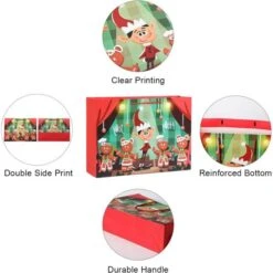 12pcs Jumbo Christmas Gift Bags In 6 Designs -Christmas Favors Shop 12Pcs Nordic Style Jumbo Gift Bags 5 600x600 1