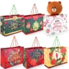 12pcs Large Christmas Gift Bags -Christmas Favors Shop 12Pcs Vintage Set XL Paper Bags 2 600x604 1