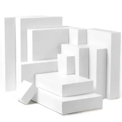 12pcs Assorted White Christmas Shirt Boxes For Gifts Set