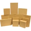 12pcs Christmas Cardboard Brown Kraft Boxes