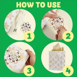 12pcs Christmas Gold Foil Gift Bags -Christmas Favors Shop 12pcs Christmas Gold Foil Gift Bags 2 600x600 1