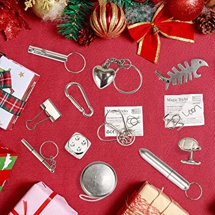 12pcs Gold Snowflakes Christmas Party Crackers 6 12pcs Gold Snowflakes Christmas Party Crackers - Image 4