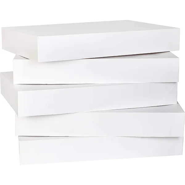 12pcs Christmas White Cardboard Gift Boxes 4 12pcs Christmas White Cardboard Gift Boxes - Image 2