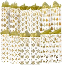 12pcs Christmas Wine Bottle Bags