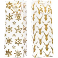 12pcs Christmas Wine Bottle Bags -Christmas Favors Shop 12pcs Christmas Wine Bottle Bags 3