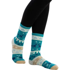 24pcs Crew Christmas Holiday Socks -Christmas Favors Shop 12pcs Crew Christmas Holiday Socks 1