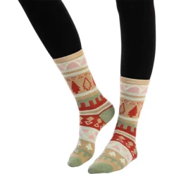 24pcs Crew Christmas Holiday Socks -Christmas Favors Shop 12pcs Crew Christmas Holiday Socks 2