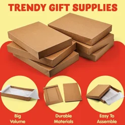 12pcs Kraft Brown Cardboard Box Set -Christmas Favors Shop 12pcs Kraft Brown Cardboard Box Set 4 结果