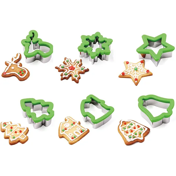 13pcs Stainless Steel Christmas Cookie Cutters 5 13pcs Stainless Steel Christmas Cookie Cutters - Image 3