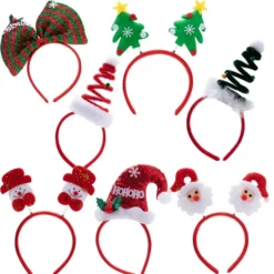 14pcs Christmas Headband -Christmas Favors Shop 14 Christmas Headbands with Different Designs 5 result 600x600 1