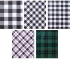 150pcs Black And White Buffalo Plaid Tissue Paper 12 150pcs Black And White Buffalo Plaid Tissue Paper -Christmas Favors Shop 14184 4 600x501 1