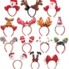 14pcs Christmas Headbands For Kids And Adult -Christmas Favors Shop 14pcs Christmas Headbands for Adults 2