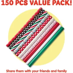150pcs Assorted Christmas Tissue Wrapping Paper -Christmas Favors Shop 150pcs Assorted Christmas Tissue Wrapping Paper 3 结果 600x600 1