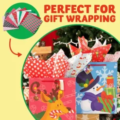 150pcs Assorted Christmas Tissue Wrapping Paper -Christmas Favors Shop 150pcs Assorted Christmas Tissue Wrapping Paper 6 结果 600x600 1