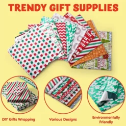 150pcs Assortment Christmas Tissue Paper Decorations -Christmas Favors Shop 150pcs Assortment Christmas Tissue Paper Decorations 5 结果 600x600 1