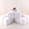 16pcs White Christmas Gift Boxes