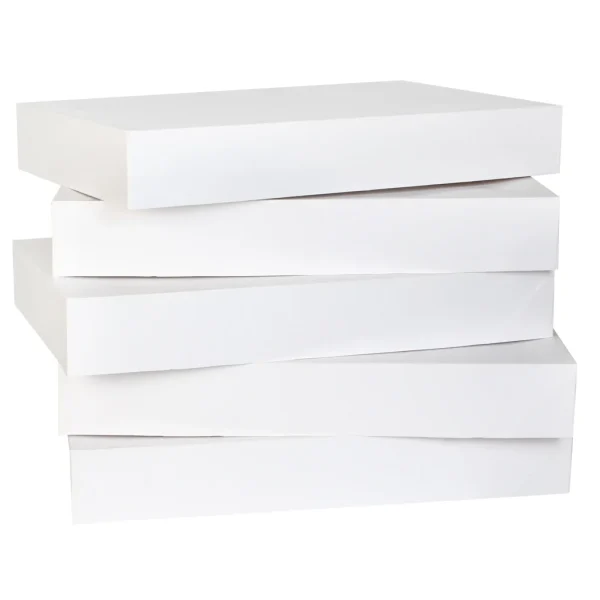 18pcs Christmas White Cardboard Gift Boxes With Lids 4 18pcs Christmas White Cardboard Gift Boxes With Lids - Image 2