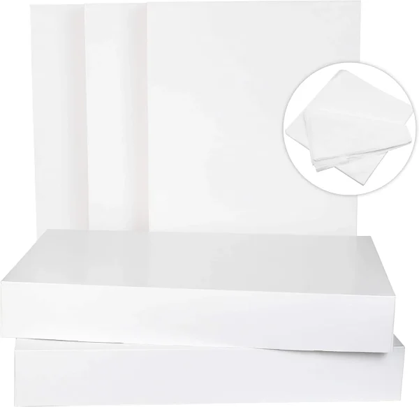 18pcs Christmas White Cardboard Gift Boxes With Lids 7 18pcs Christmas White Cardboard Gift Boxes With Lids - Image 5