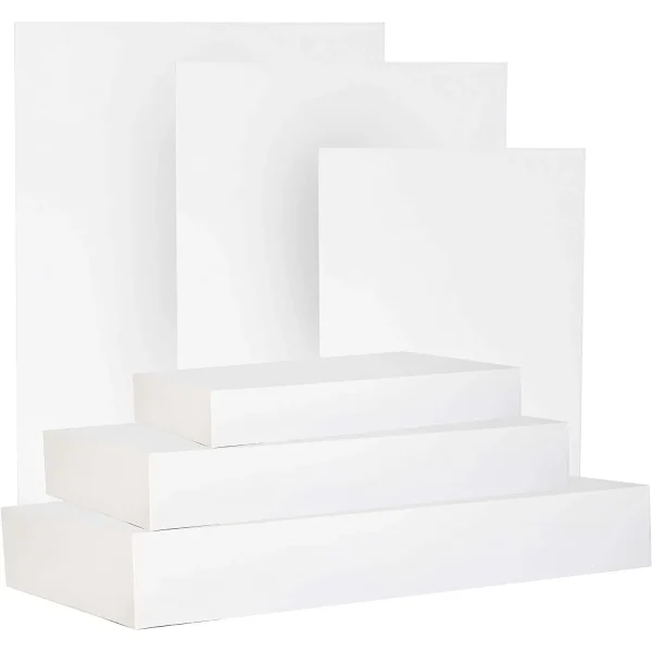 18pcs Christmas White Cardboard Gift Boxes With Lids 3 18pcs Christmas White Cardboard Gift Boxes With Lids