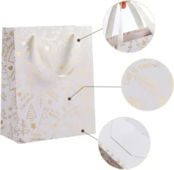 18pcs Gold Foil Christmas Gift Bags -Christmas Favors Shop 18Pcs Gold Foil Gift Bags 6 result 600x586 1
