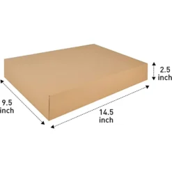 18pcs Large Kraft Christmas Shirt Gift Boxes With Stickers 12 18pcs Large Kraft Christmas Shirt Gift Boxes With Stickers -Christmas Favors Shop 18Pcs Kraft Gift Box with Vintage Style Stickers