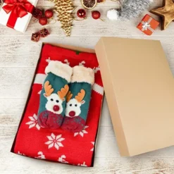 18pcs Large Kraft Christmas Shirt Gift Boxes With Stickers 13 18pcs Large Kraft Christmas Shirt Gift Boxes With Stickers -Christmas Favors Shop 18Pcs Kraft Gift Box with Vintage Style Stickers 6 600x600 1