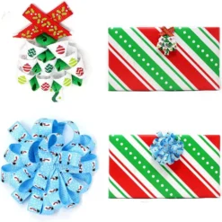 18pcs Christmas Satin Fabric Ribbon Decoration -Christmas Favors Shop 18pcs Christmas Satin Fabric Ribbon Decoration 5 结果 600x600 1
